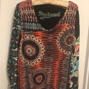 Desigual long sleeve BOHO sweater
